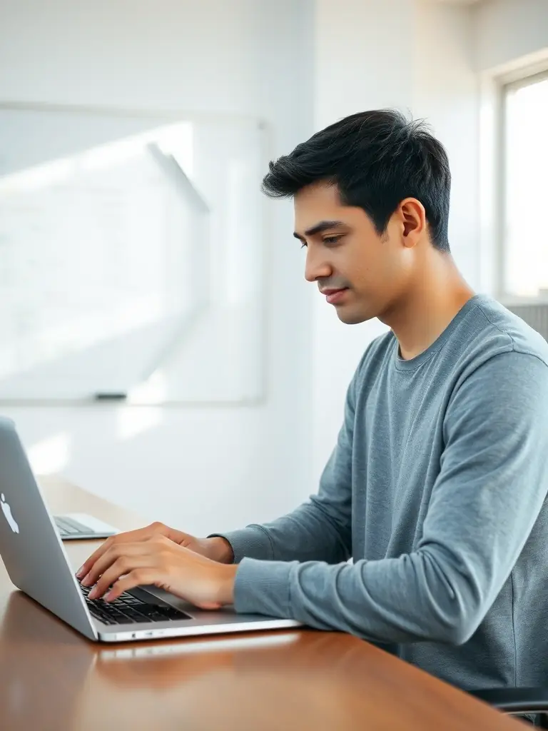 A professional photograph of a web developer working on a custom coding project, showcasing the complexity and precision involved in custom development for HostingHighTech clients.