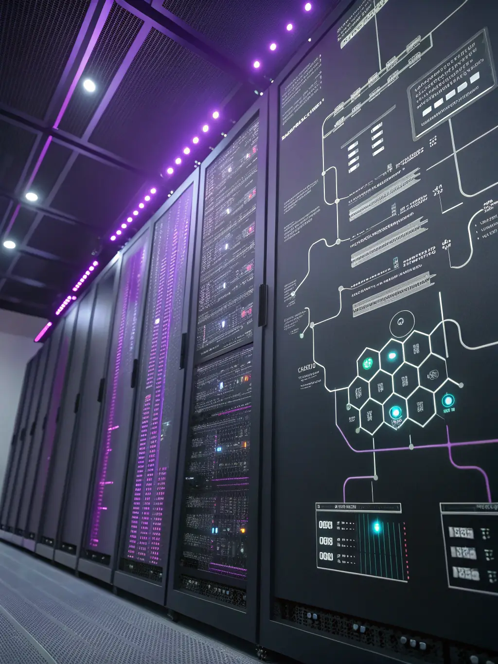 A graphic illustrating data migration between servers, highlighting the seamless and secure transfer of website data during HostingHighTech's migration service.
