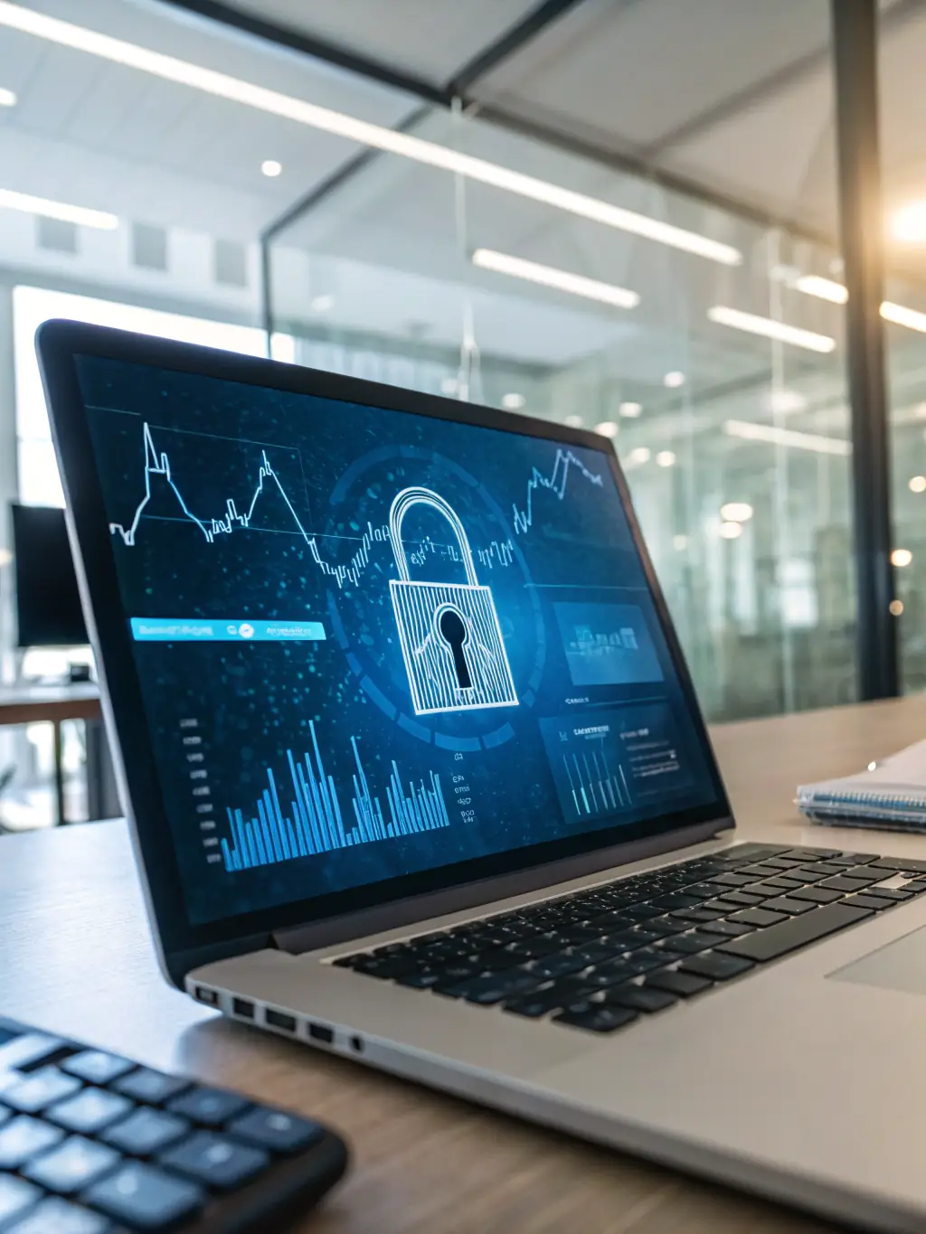 A visual representation of secure transaction processing, highlighting encryption and data protection measures to ensure safe payments.