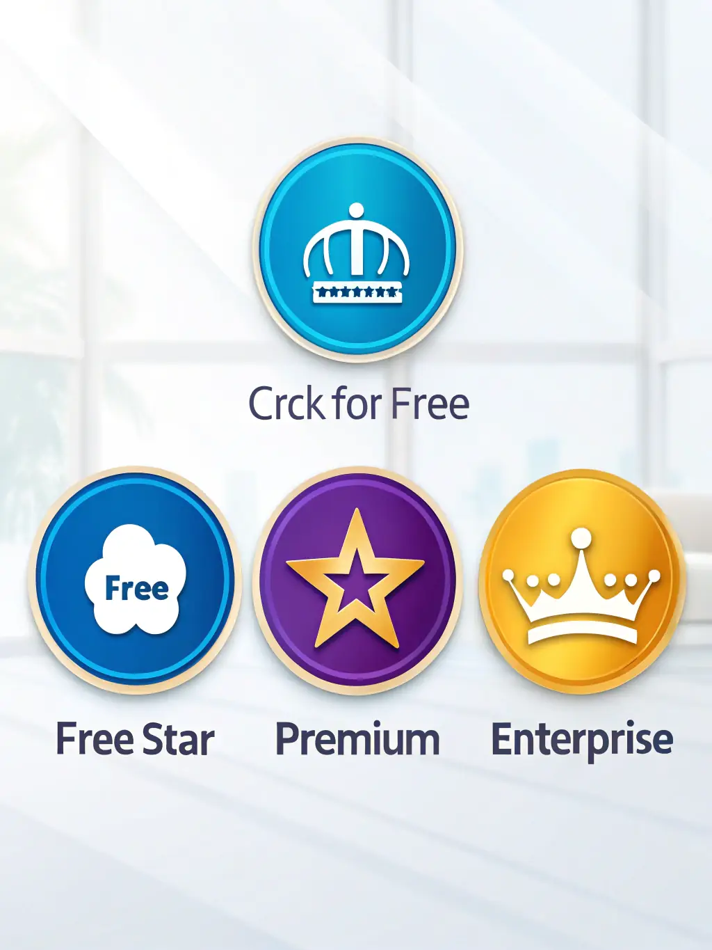 A graphic showing seamless upgrade options, with arrows indicating the ability to easily move between different subscription tiers based on evolving needs.